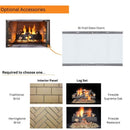 Majestic Villawood 42-Inch Outdoor Wood Burning Fireplace