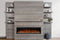 Modern Flames Allwood Fireplace Media Wall in Driftwood Gray | 60'' Spectrum Electric Fireplace