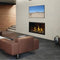 Napoleon Tall Vector with Luminous Logs 50" Direct Vent Linear Gas Fireplace Napoleon