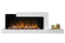 Napoleon Stylus Cara Elite Smart 60'' White Wall Mount Electric Fireplace with Shelf