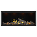 Napoleon Tall Vector with Luminous Logs 62" Direct Vent Linear Gas Fireplace