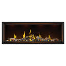 Napoleon Tall Vector with Luminous Logs 74" Direct Vent Linear Gas Fireplace