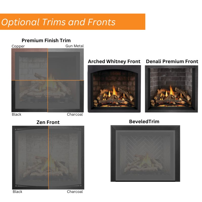 Napoleon Altitude X 42" Direct Vent Gas Fireplace | AX42-1