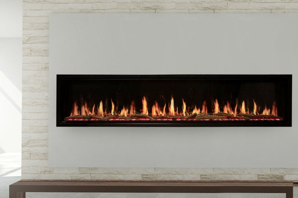 Modern Flames Orion Slim 100" Heliovision Virtual Recessed / Wall Mount Electric Fireplace