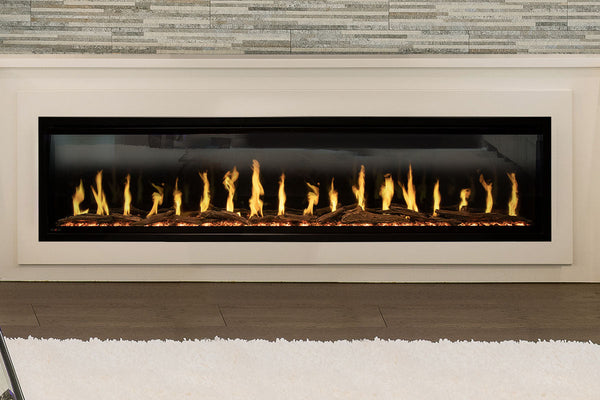 Modern Flames Orion Slim 76" Heliovision Virtual Recessed / Wall Mount Electric Fireplace