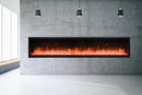 Amantii Symmetry 100'' Extra Tall & Deep Recessed Linear Indoor/Outdoor Electric Fireplace