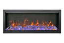 Amantii Symmetry Bespoke Extra Tall 100'' Smart Wall Mount / Recessed Electric Fireplace