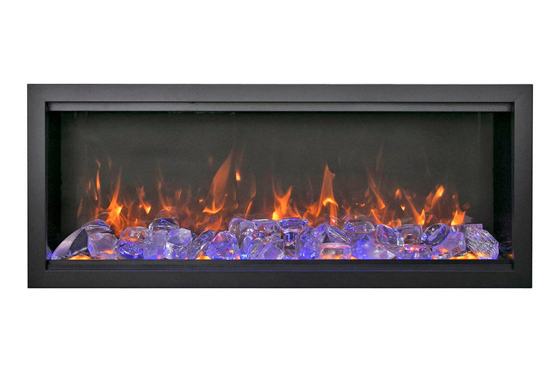 Amantii Symmetry Bespoke Extra Tall 74'' Smart Wall Mount / Recessed Electric Fireplace