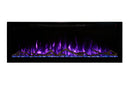 Modern Flames Allwood Fireplace Media Wall in Coastal Sand | 60'' Spectrum Electric Fireplace