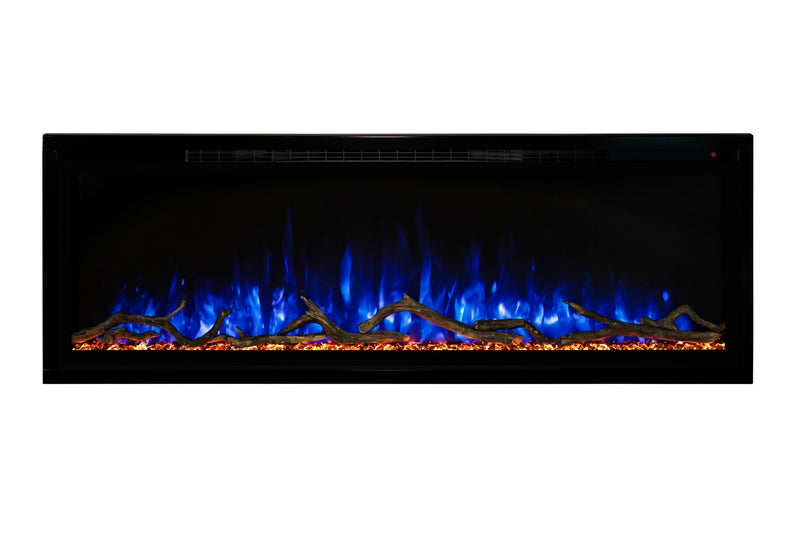 Modern Flames Spectrum Slimline 100'' Wall Mount / Recessed Linear Electric Fireplace