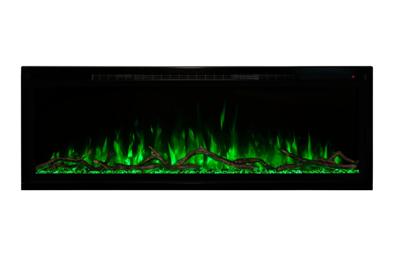 Modern Flames Spectrum Slimline 74'' Wall Mount / Recessed Linear Electric Fireplace