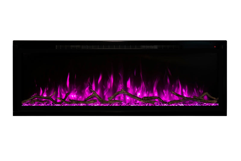 Modern Flames Spectrum Slimline 74'' Wall Mount / Recessed Linear Electric Fireplace