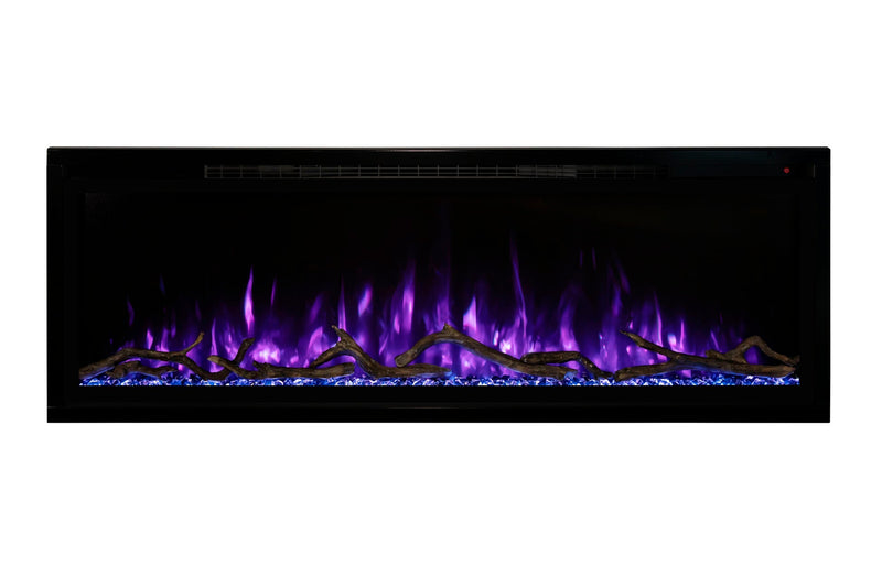 Modern Flames Spectrum Slimline 74'' Wall Mount / Recessed Linear Electric Fireplace