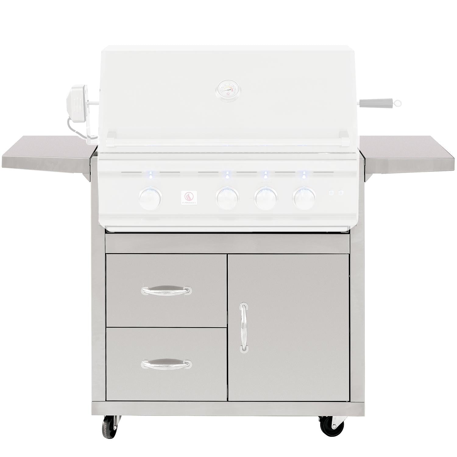 Summerset 32-Inch Deluxe Gas Grill Cart For TRL Gas Grills - CART-TRL32-DC