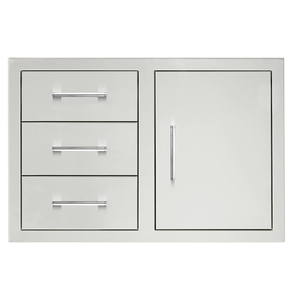 Summerset 33-Inch 3-Drawer & Access Door Combo