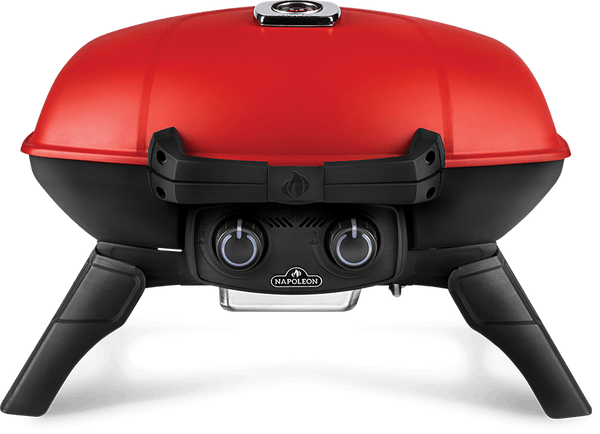 Napoleon TravelQ 285 (Red) Portable Propane Gas Grill with Griddle - TQ285-RD-1-A