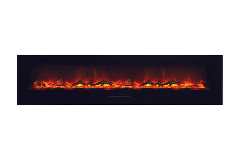 Amantii 100'' Wall Mount / Flush Mount Electric Fireplace