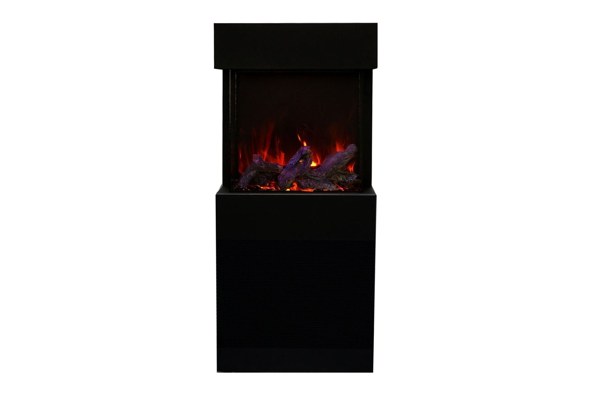 Amantii 2025WM Cube Lumina 3 - Sided View Built In Indoor/Outdoor Electric Fireplace - by Amantii | Buy at Agent BBQ