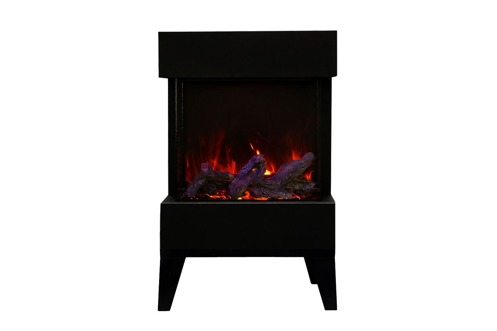 Amantii 2025WM Cube Lumina 3 - Sided View Built In Indoor/Outdoor Electric Fireplace - by Amantii | Buy at Agent BBQ