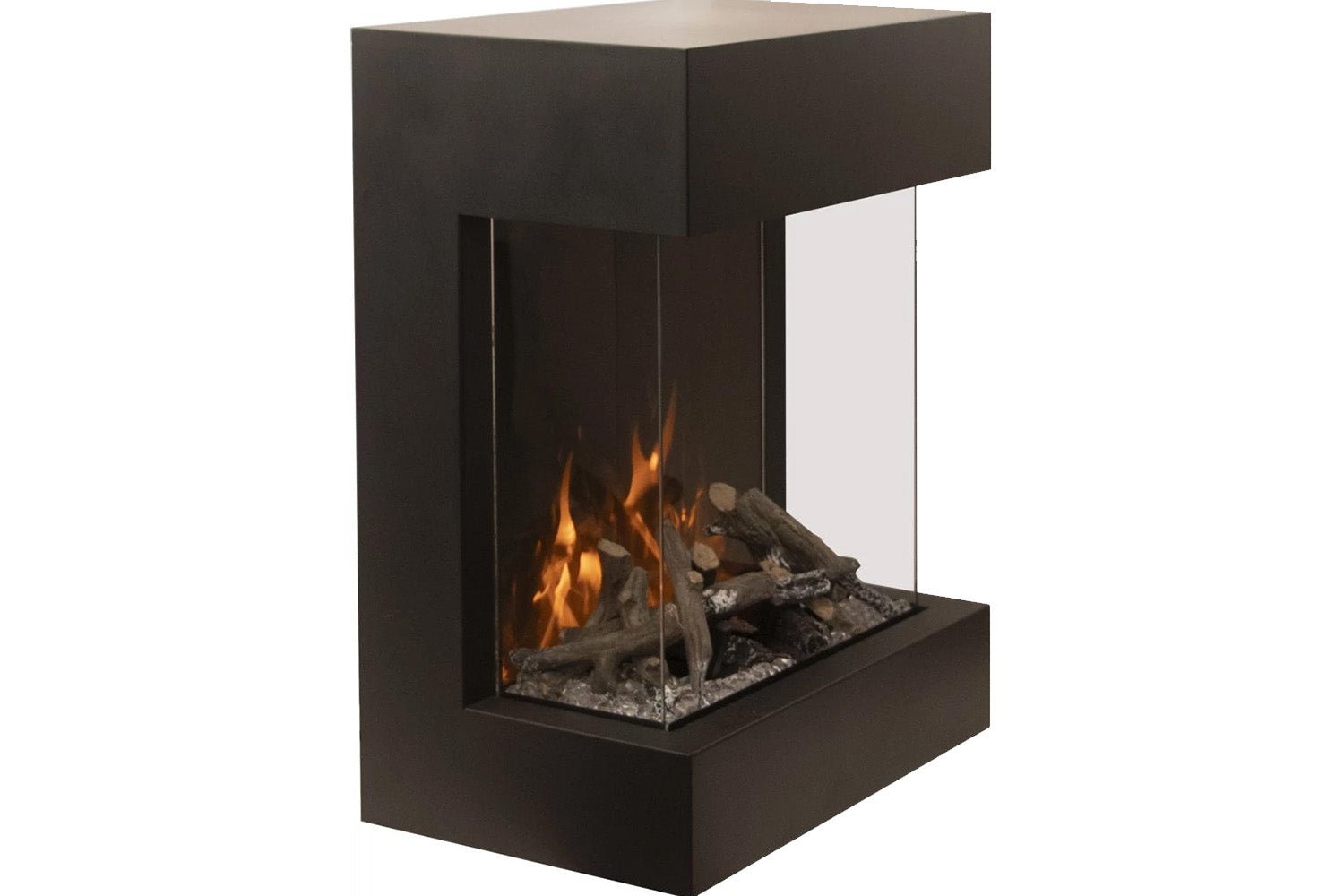 Amantii 2025WM Cube Lumina 3 - Sided View Built In Indoor/Outdoor Electric Fireplace - by Amantii | Buy at Agent BBQ