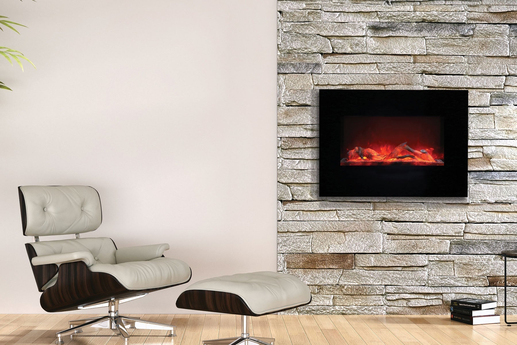 Amantii 36'' Wall Mount / Flush Mount Electric Fireplace - by Amantii | Buy at Agent BBQ