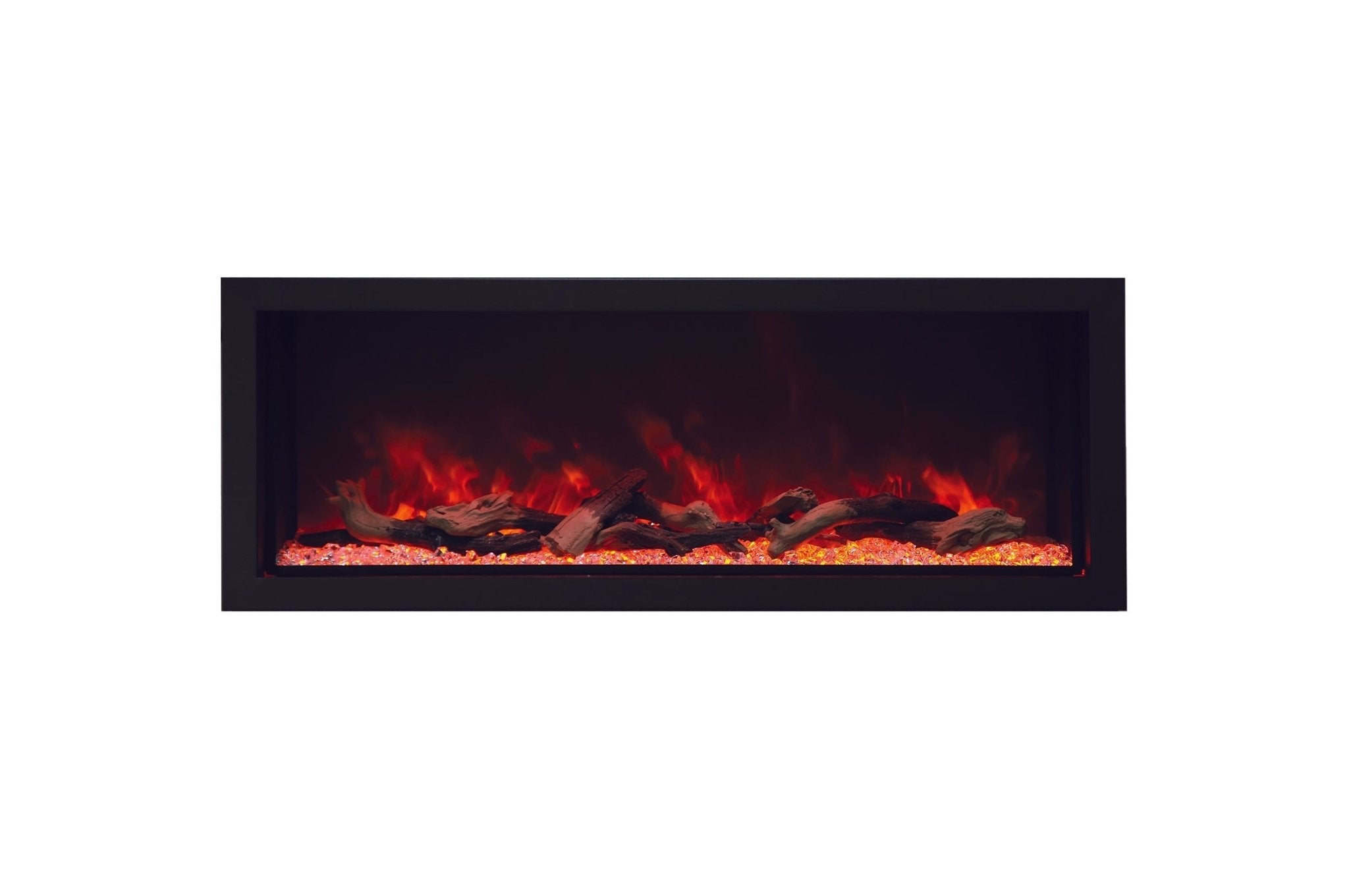 Amantii Panorama 40 - inch Built - in Tall & Deep Indoor/Outdoor Linear Electric Fireplace - by Amantii | Buy at Agent BBQ