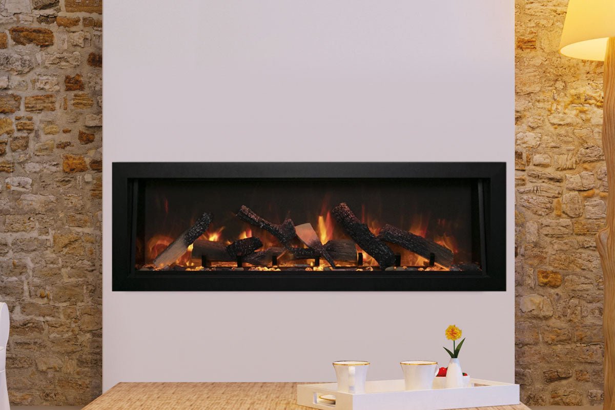 Amantii Panorama 40 - inch Deep Built - in Indoor/Outdoor Linear Electric Fireplace - by Amantii | Buy at Agent BBQ