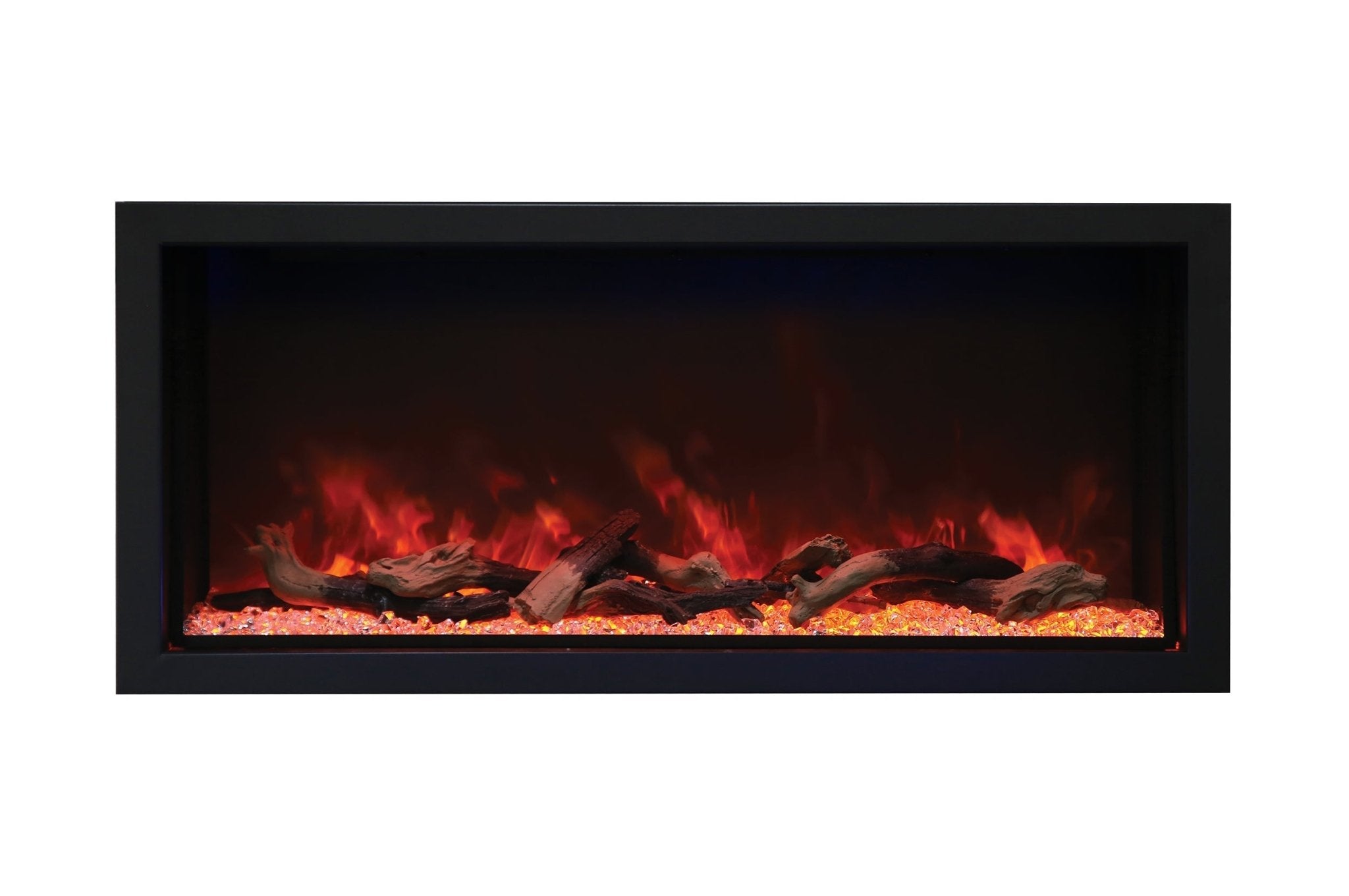 Amantii Panorama 50 - inch Built - in Tall & Deep Indoor/Outdoor Linear Electric Fireplace - by Amantii | Buy at Agent BBQ