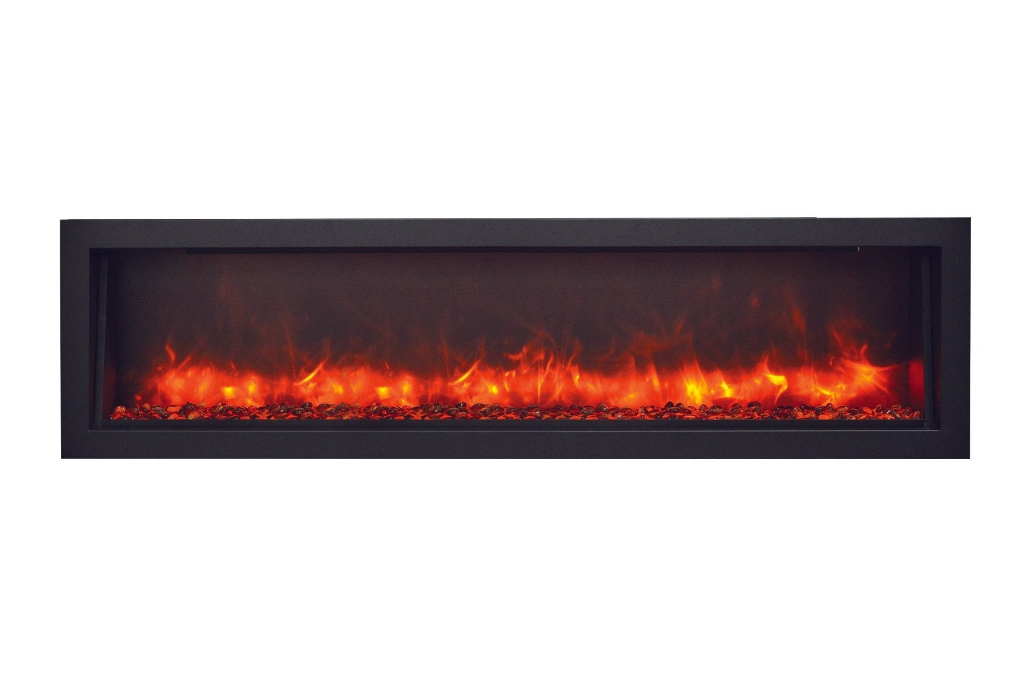 Amantii Panorama 60 - inch Slim Built - in Indoor/Outdoor Linear Electric Fireplace - by Amantii | Buy at Agent BBQ