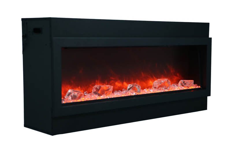 Amantii Panorama 60 - inch Slim Built - in Indoor/Outdoor Linear Electric Fireplace - by Amantii | Buy at Agent BBQ
