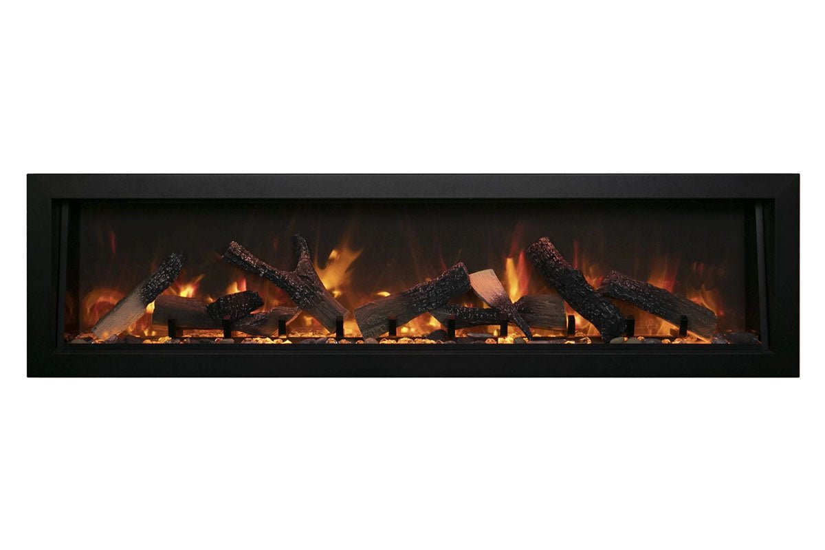 Amantii Panorama 72 - inch Deep Built - in Indoor/Outdoor Linear Electric Fireplace - by Amantii | Buy at Agent BBQ