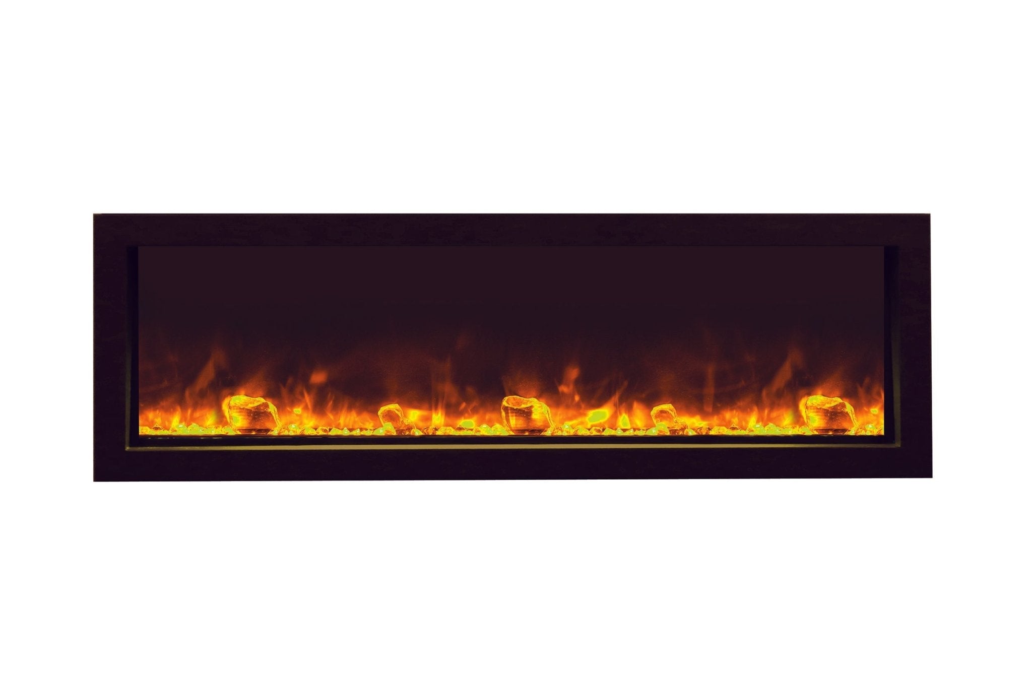 Amantii Panorama 72 - inch Slim Built - in Indoor/Outdoor Linear Electric Fireplace - by Amantii | Buy at Agent BBQ