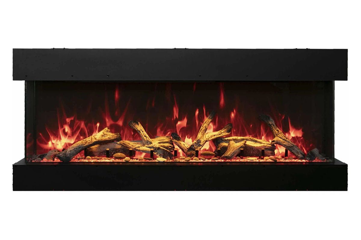 Amantii Panorama Tru View 40 - inch 3 - Sided View Built In Indoor/Outdoor Electric Fireplace - by Amantii | Buy at Agent BBQ