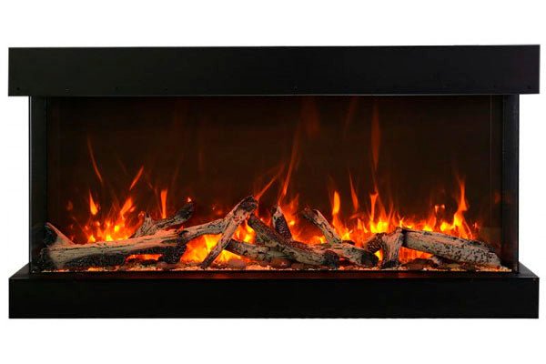 Amantii Panorama Tru View Extra Tall & Deep 60 - inch 3 - Sided Built In Indoor/Outdoor Electric Fireplace - by Amantii | Buy at Agent BBQ
