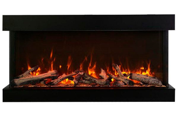 Amantii Panorama Tru View Extra Tall & Deep 60 - inch 3 - Sided Built In Indoor/Outdoor Electric Fireplace - by Amantii | Buy at Agent BBQ