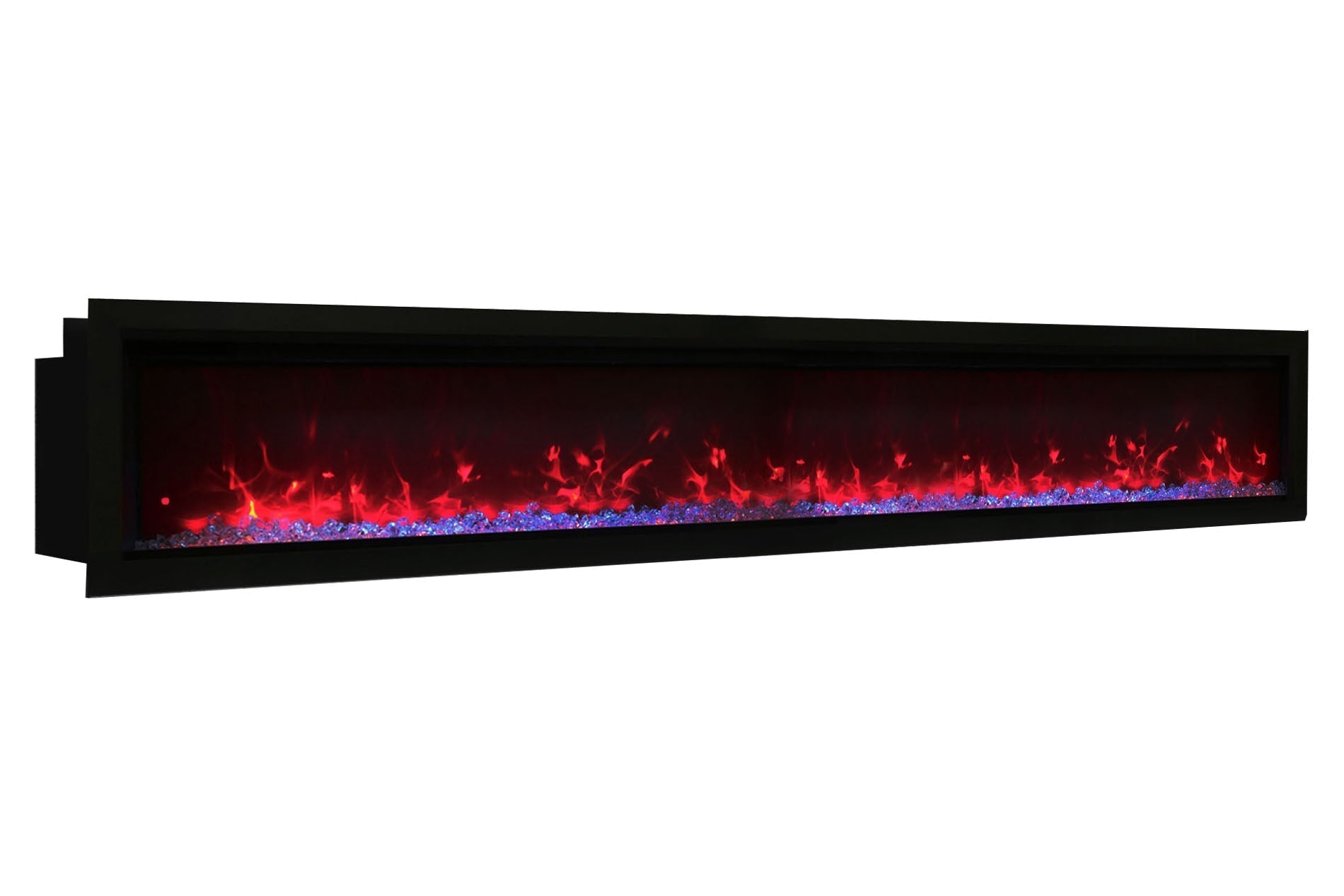 Amantii Symmetry 100'' Recessed Linear Indoor/Outdoor Electric Fireplace - by Amantii | Buy at Agent BBQ