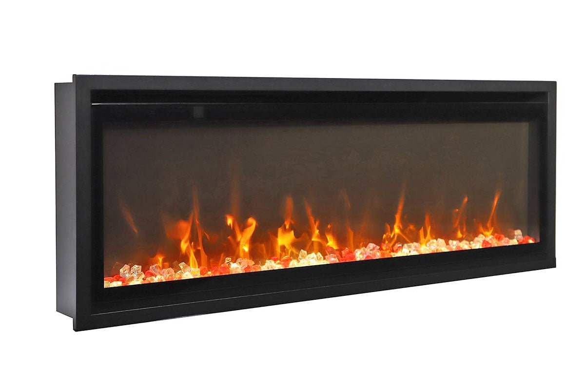 Amantii Symmetry 42'' Extra Slim Smart Wall Mount / Recessed Electric Fireplace - by Amantii | Buy at Agent BBQ