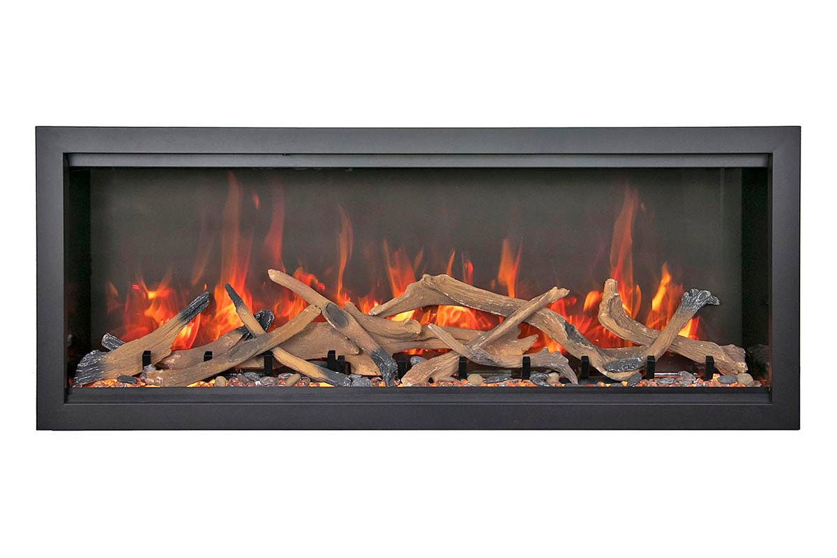 Amantii Symmetry Bespoke Extra Tall 60'' Smart Wall Mount / Recessed Electric Fireplace - by Amantii | Buy at Agent BBQ