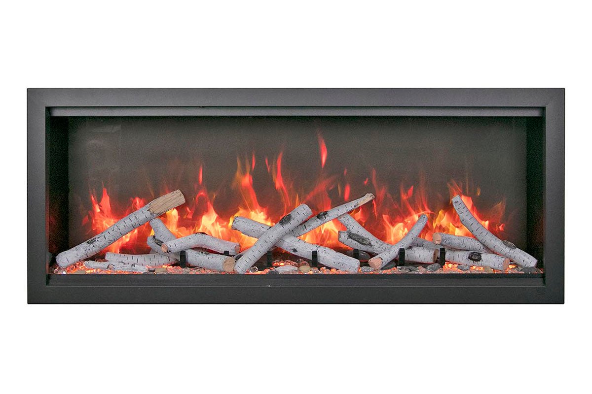 Amantii Symmetry Bespoke Extra Tall 60'' Smart Wall Mount / Recessed Electric Fireplace - by Amantii | Buy at Agent BBQ