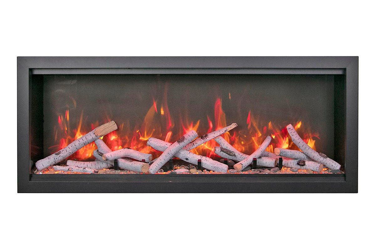Amantii Symmetry Bespoke Extra Tall 60'' Smart Wall Mount / Recessed Electric Fireplace - by Amantii | Buy at Agent BBQ