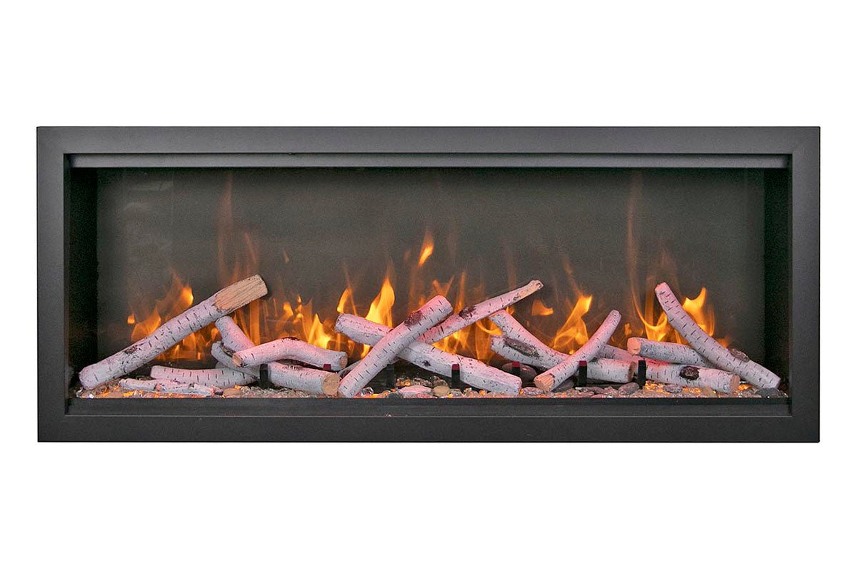 Amantii Symmetry Bespoke Extra Tall 74'' Smart Wall Mount / Recessed Electric Fireplace - by Amantii | Buy at Agent BBQ