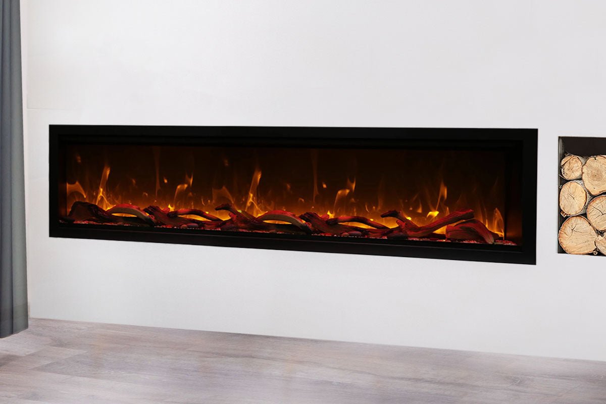 Amantii Symmetry Bespoke Extra Tall 74'' Smart Wall Mount / Recessed Electric Fireplace - by Amantii | Buy at Agent BBQ