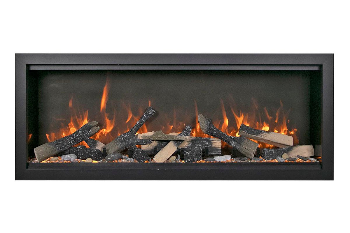 Amantii Symmetry Bespoke Extra Tall 74'' Smart Wall Mount / Recessed Electric Fireplace - by Amantii | Buy at Agent BBQ