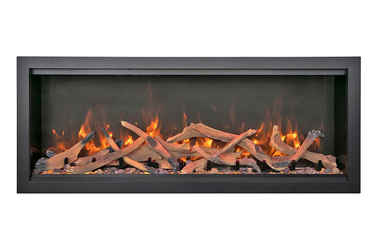 Amantii Symmetry Bespoke Extra Tall 88'' Smart Wall Mount / Recessed Electric Fireplace - by Amantii | Buy at Agent BBQ