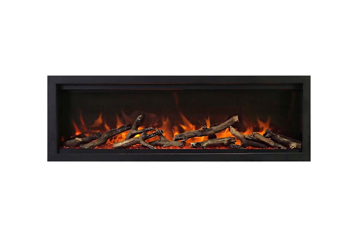Amantii Symmetry Lumina 50'' Wall Mount / Recessed Smart Indoor/Outdoor Electric Fireplace - by Amantii | Buy at Agent BBQ