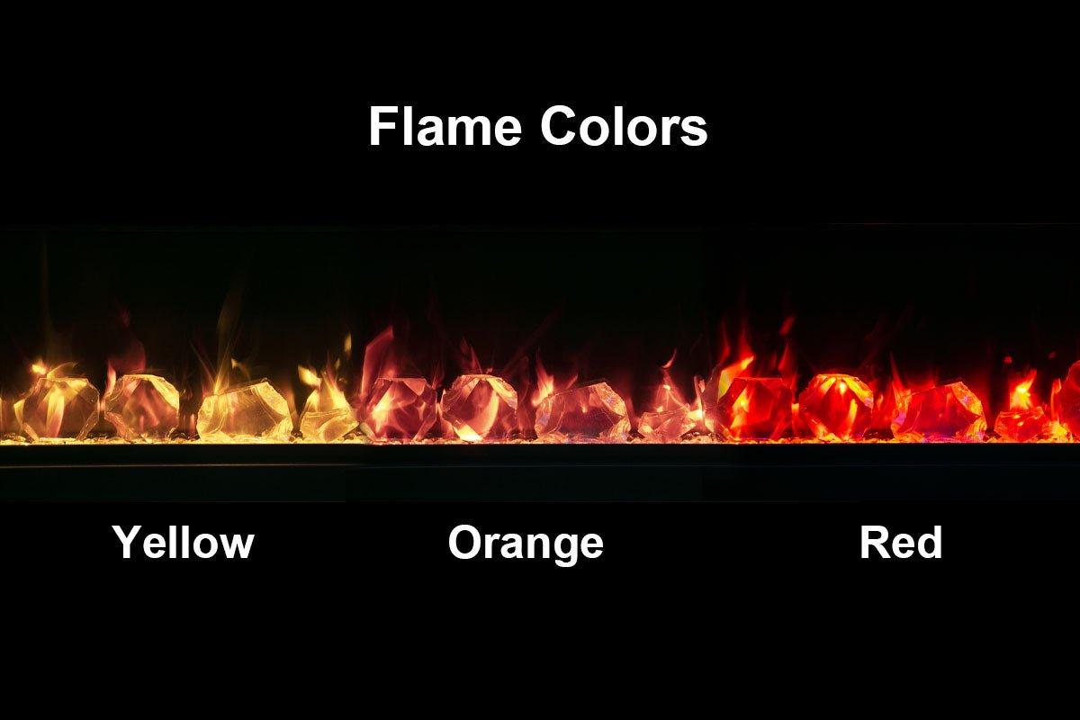 Amantii Symmetry Lumina 60'' Wall Mount / Recessed Smart Indoor/Outdoor Electric Fireplace - by Amantii | Buy at Agent BBQ