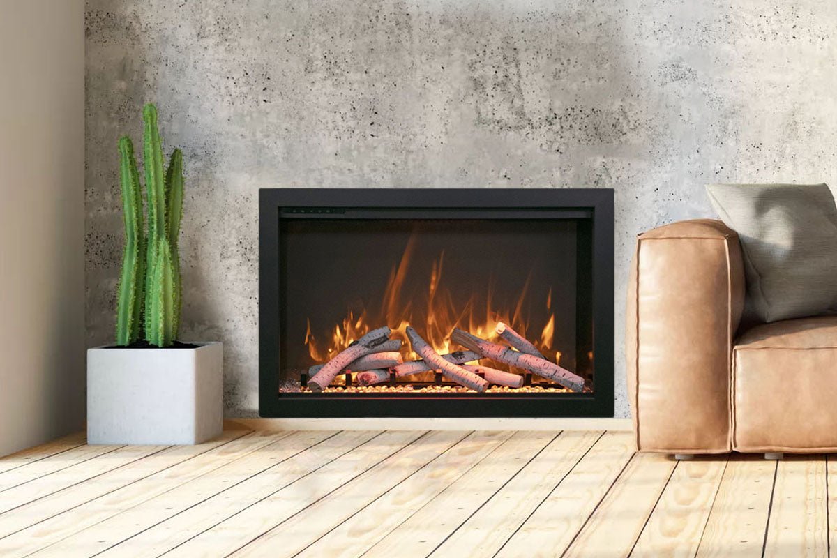 Amantii Traditional Bespoke 33 - Inch Built - In Indoor/Outdoor Smart Electric Firebox Insert - by Amantii | Buy at Agent BBQ