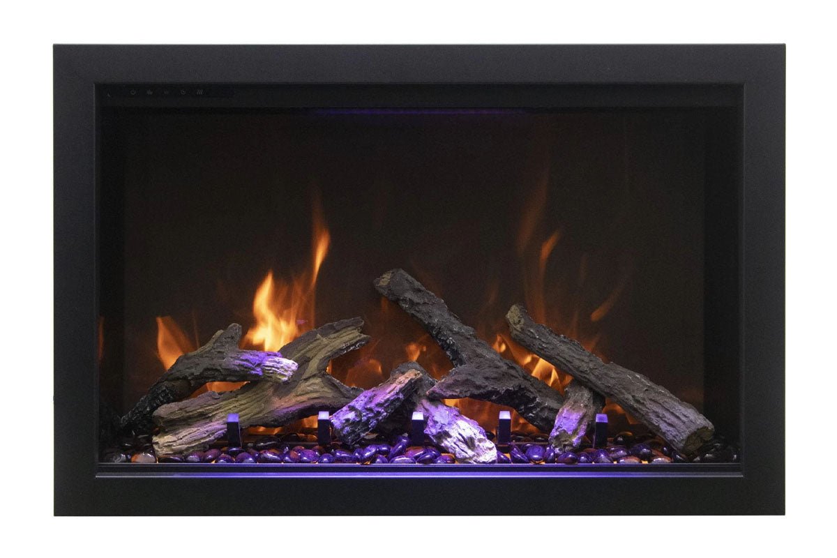 Amantii Traditional Bespoke 38 - Inch Built - In Indoor/Outdoor Smart Electric Firebox Insert - by Amantii | Buy at Agent BBQ