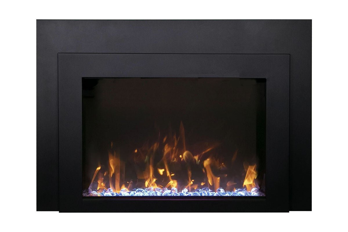 Amantii Traditional Bespoke 38 - Inch Built - In Indoor/Outdoor Smart Electric Firebox Insert - by Amantii | Buy at Agent BBQ