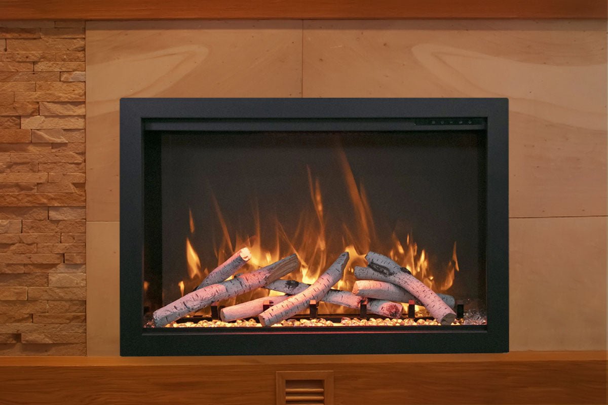 Amantii Traditional Bespoke 38 - Inch Built - In Indoor/Outdoor Smart Electric Firebox Insert - by Amantii | Buy at Agent BBQ